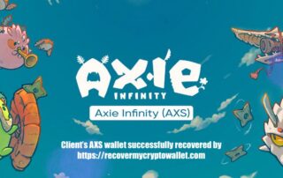 AXS tokens recovered from wallet wrong seed words