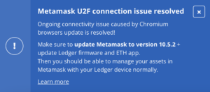 Metamask connection issue