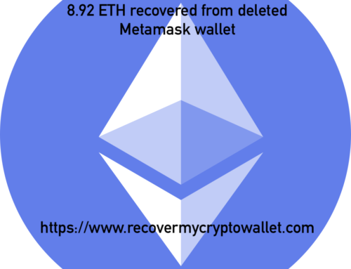 ETH recovered from deleted Metamask Wallet