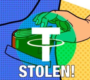 Tether stolen